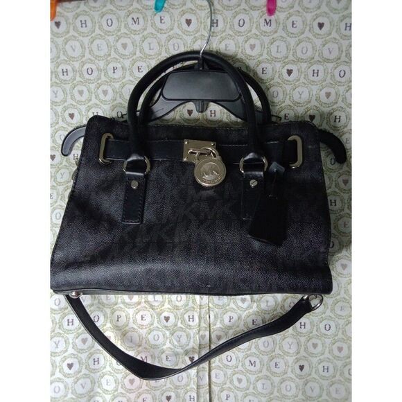 Michael Kors 30H2SHMS3B Hamilton Satchel Shoulder Bag Lock & Key - Picture 1 of 12